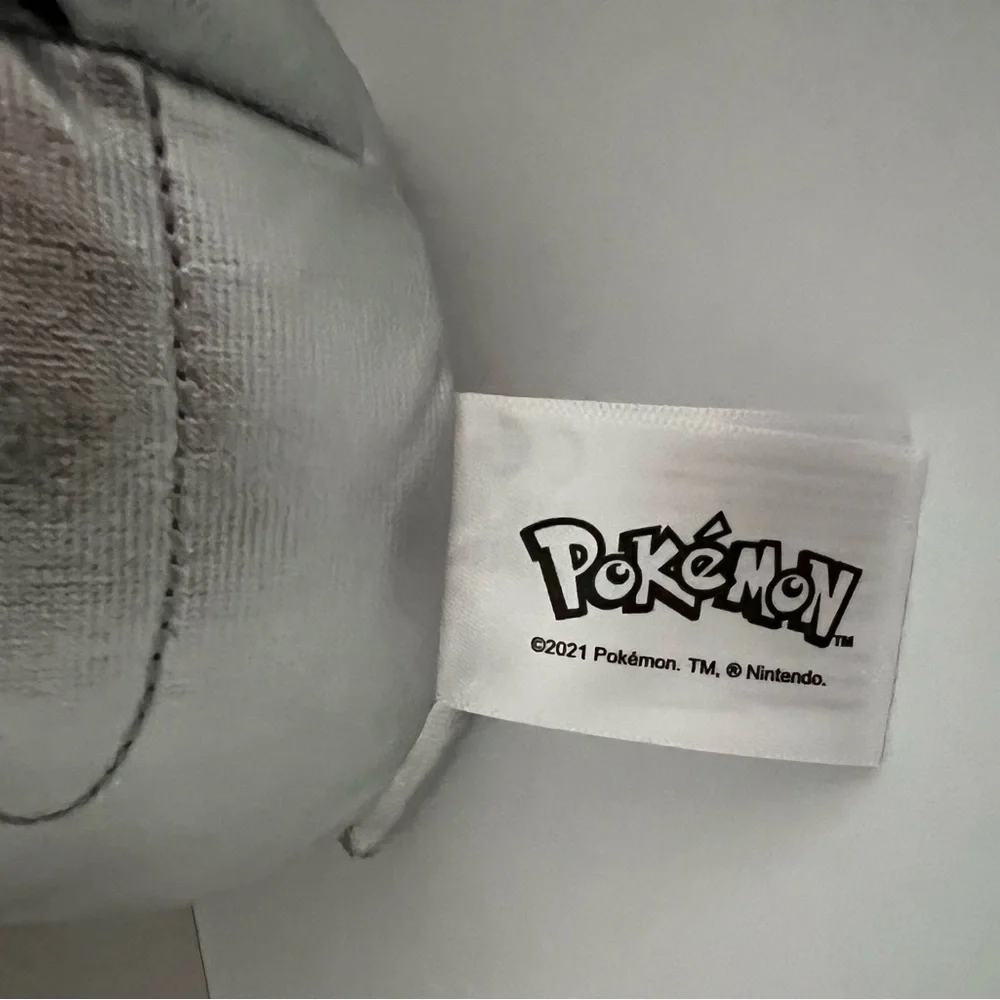 2021 Pokémon 8” Silver Pikachu 25th Anniversary Plush Cuddly Shiny Silver NWT